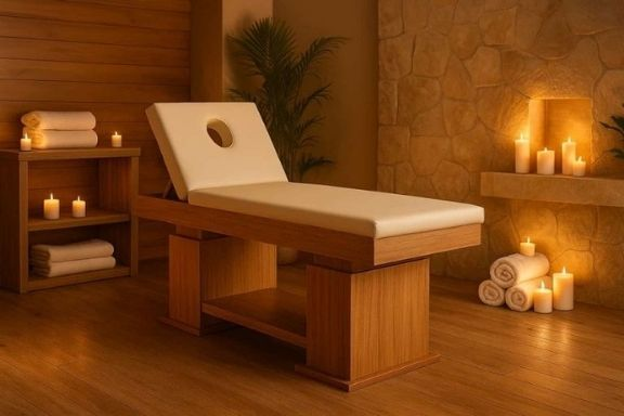 Profesyonel  Kademeli  SPA Masaj Yatağı 